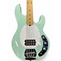 Used Sterling by Music Man SUB SERIES STINGRAY Green Electric Bass Guitar