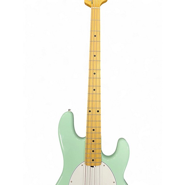 Used Sterling by Music Man SUB SERIES STINGRAY Green Electric Bass Guitar