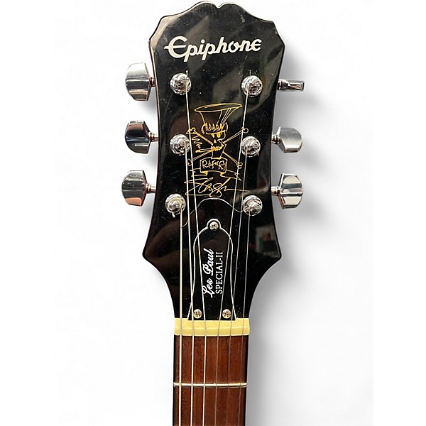 Used Epiphone Les Paul Special II Amber Solid Body Electric Guitar