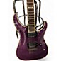 Used ESP LTD H1001FM Deluxe Trans Purple Solid Body Electric Guitar