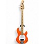 Used Sterling by Music Man STING RAY Orange Electric Bass Guitar thumbnail