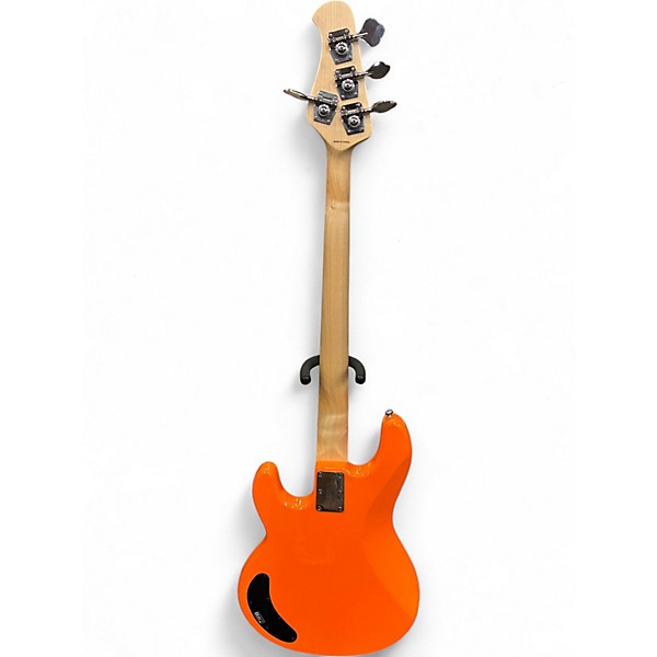 Used Sterling by Music Man STING RAY Orange Electric Bass Guitar