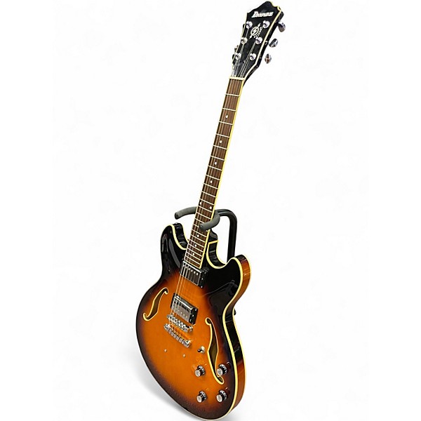 Used Ibanez AG75 Artcore 3 Tone Sunburst Hollow Body Electric Guitar