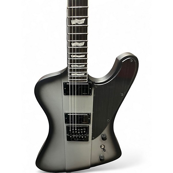 Used ESP LTD PHOENIX-1000 Metallic Silver Solid Body Electric Guitar