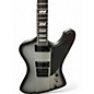 Used ESP LTD PHOENIX-1000 Metallic Silver Solid Body Electric Guitar