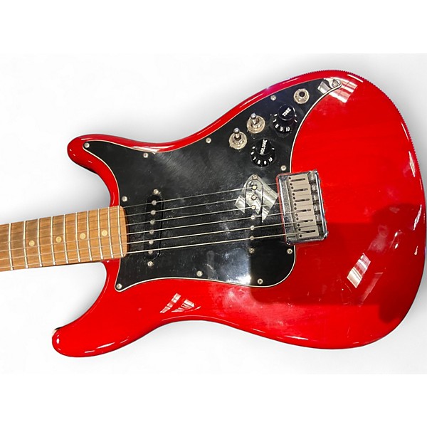 Used Fender Player Lead II Candy Apple Red Solid Body Electric Guitar