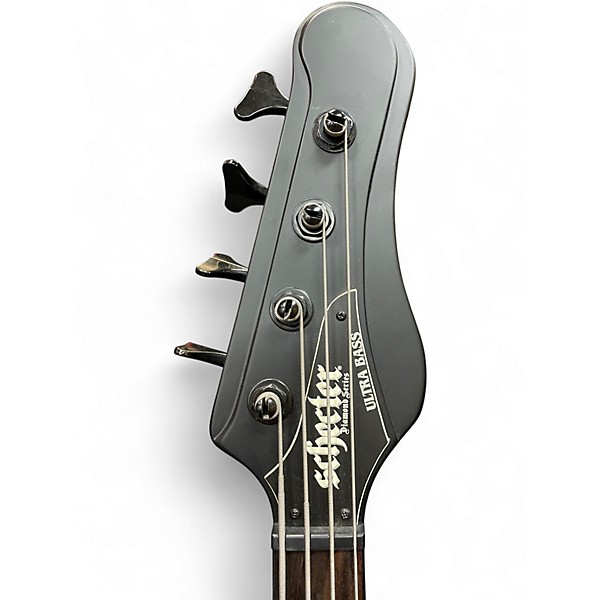 Used Schecter Guitar Research Diamond Series Ultra Satin Black Electric Bass Guitar