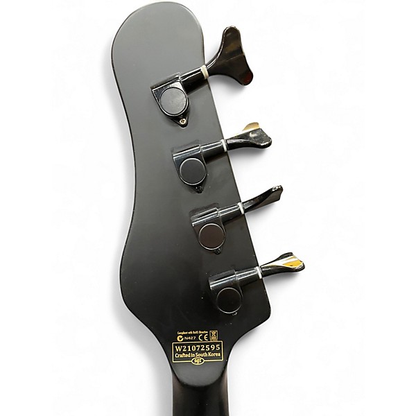 Used Schecter Guitar Research Diamond Series Ultra Satin Black Electric Bass Guitar