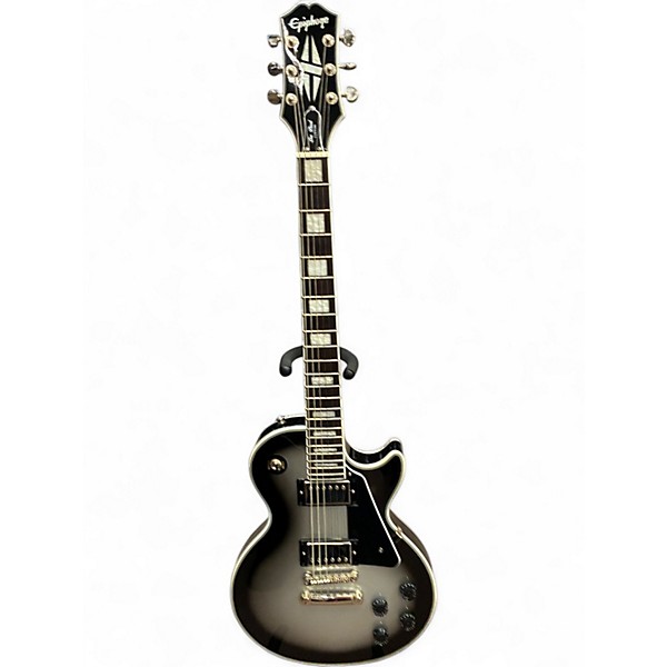 Used Epiphone CUSTOM LES PAUL Silverburst Solid Body Electric Guitar