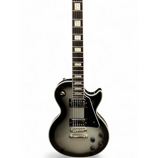 Used Epiphone CUSTOM LES PAUL Silverburst Solid Body Electric Guitar