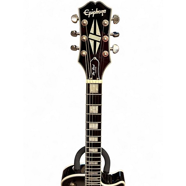 Used Epiphone CUSTOM LES PAUL Silverburst Solid Body Electric Guitar