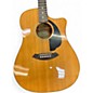 Used Fender Sonoran SCE Natural Acoustic Electric Guitar