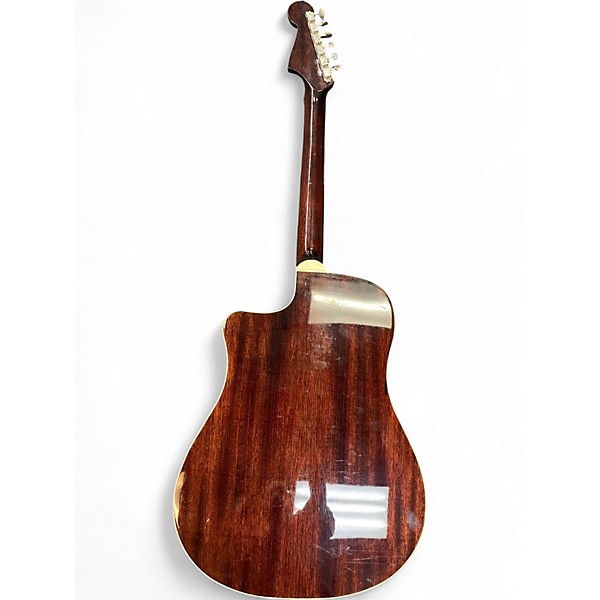 Used Fender Sonoran SCE Natural Acoustic Electric Guitar
