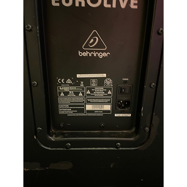Used Behringer eurolive b1800xp Powered Subwoofer