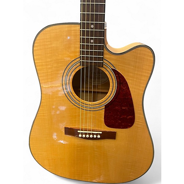 Used Fender DG220SCE Natural Acoustic Electric Guitar