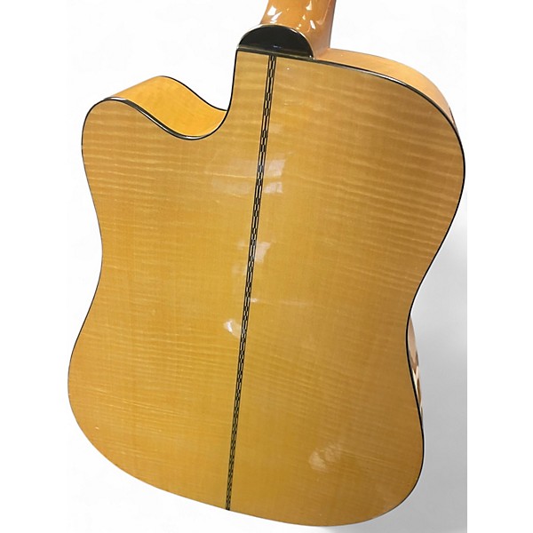 Used Fender DG220SCE Natural Acoustic Electric Guitar