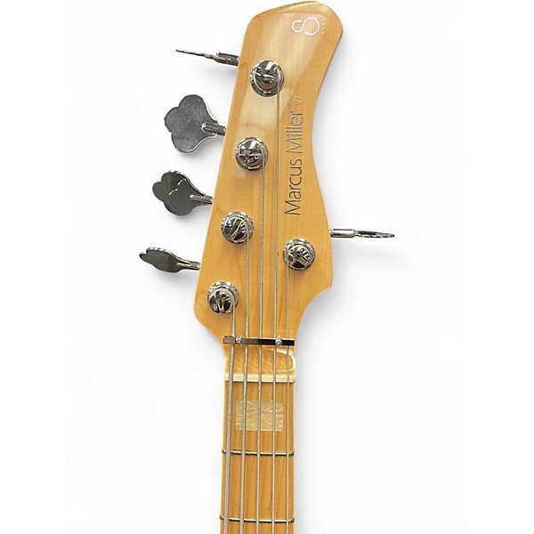Used Sire Marcus Miller V7 Alder 5 String Natural Electric Bass Guitar