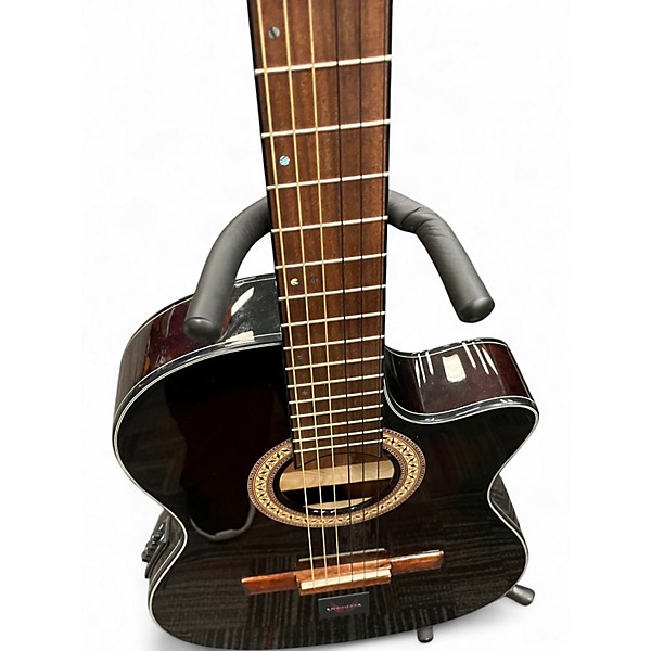 Used Ibanez GA35TCE Black Acoustic Electric Guitar