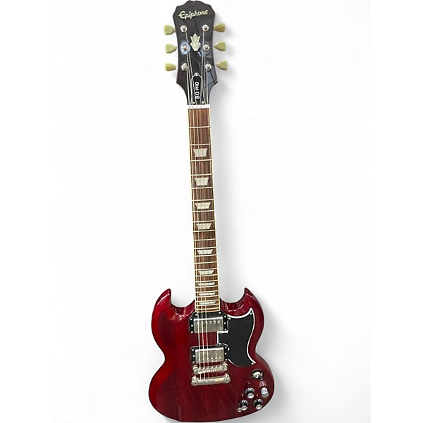 Used Epiphone SG Pro Cherry Solid Body Electric Guitar