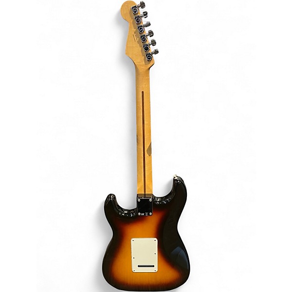 Used 2009 Fender Standard Stratocaster Brown Sunburst Solid Body Electric Guitar
