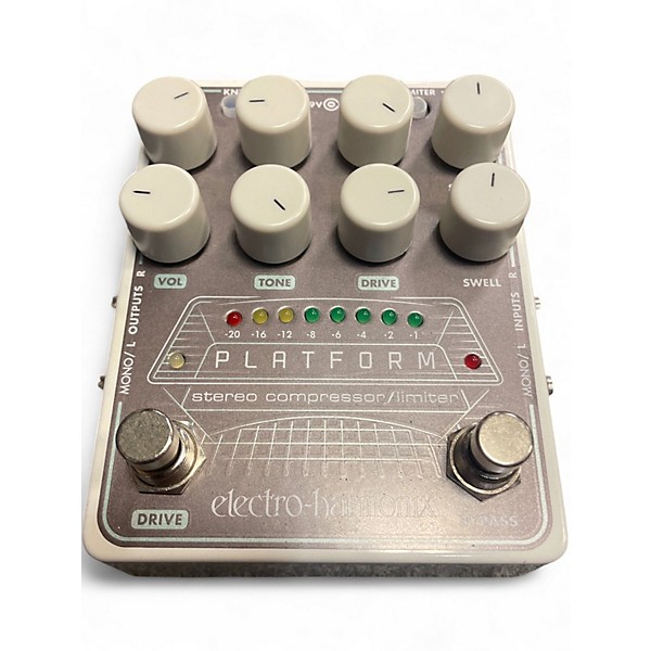 Used Electro-Harmonix Platform Stereo Compressor Limiter Effect Pedal