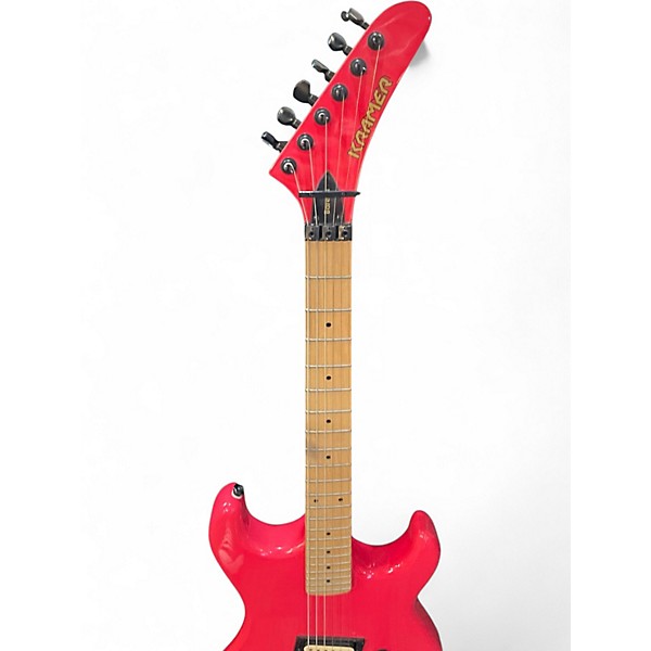 Used Kramer Baretta Ruby Red Solid Body Electric Guitar