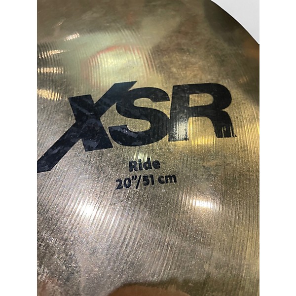 Used SABIAN 20in XSR RIDE CYMBAL Cymbal