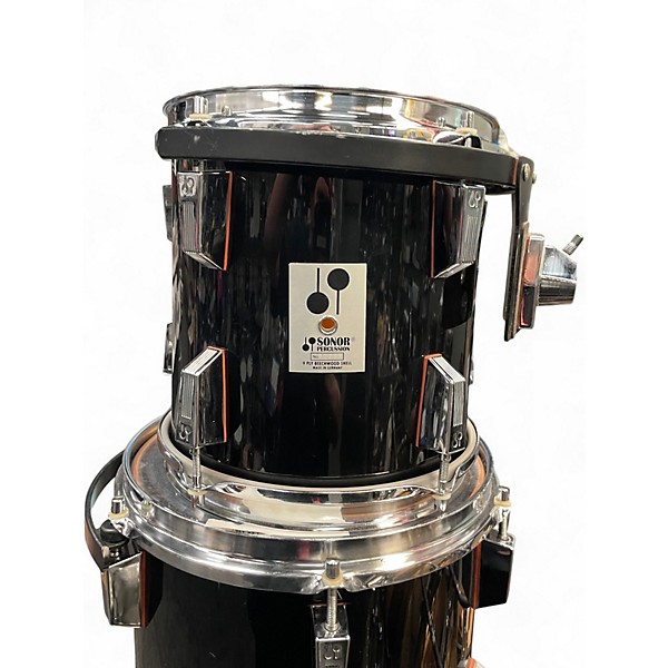 Used SONOR 5 Piece Phonic Black Drum Kit