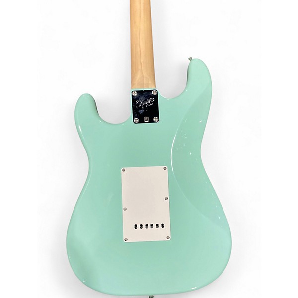 Used Squier Affinity Stratocaster Surf Green Solid Body Electric Guitar