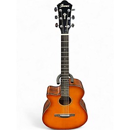Used Ibanez AEG58L Violin Burst Acoustic Electric Guitar