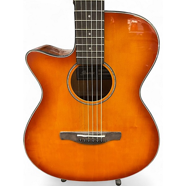 Used Ibanez AEG58L Violin Burst Acoustic Electric Guitar