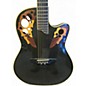 Used Ovation CS 257 Black Acoustic Electric Guitar