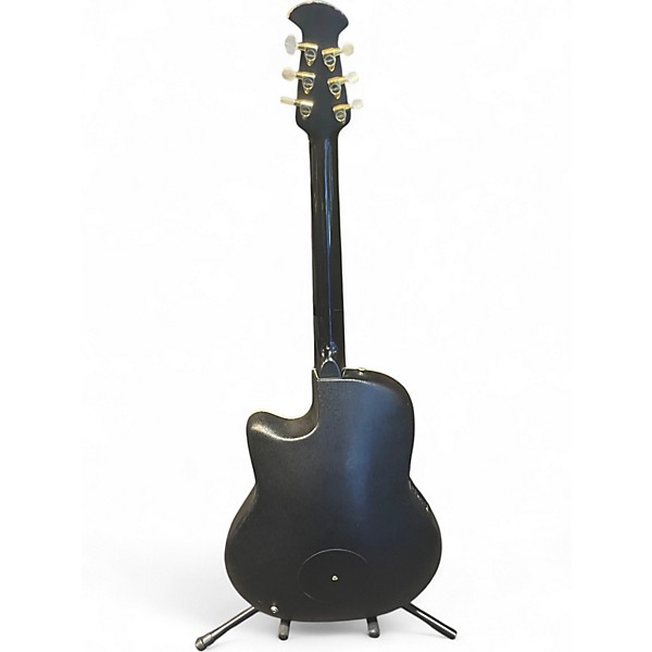 Used Ovation CS 257 Black Acoustic Electric Guitar