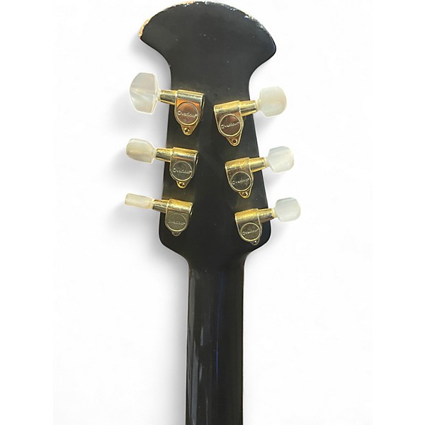 Used Ovation CS 257 Black Acoustic Electric Guitar