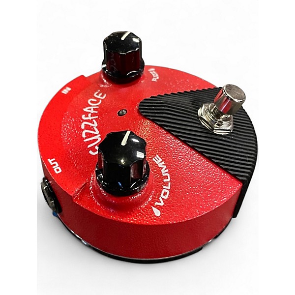 Used 2025 Dunlop FFM2 Germanium Fuzz Face Mini Red Effect Pedal