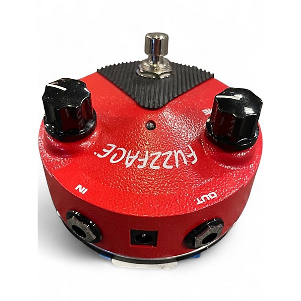 Used 2025 Dunlop FFM2 Germanium Fuzz Face Mini Red Effect Pedal