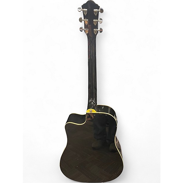 Used Ibanez V70CE Black Acoustic Electric Guitar
