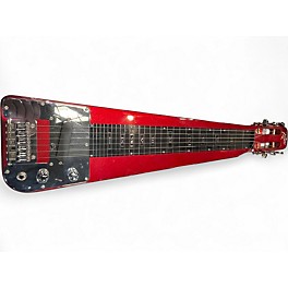 Used Rouge lap steel Candy Apple Red Solid Body Electric Guitar