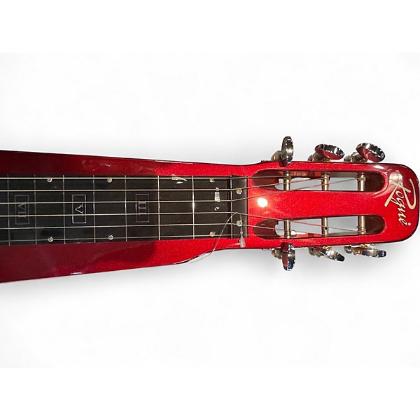 Used Rouge lap steel Candy Apple Red Solid Body Electric Guitar