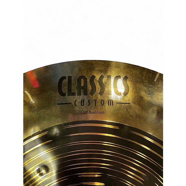 Used MEINL 20in CLASSIC CUSTOM DUAL CRASH  Cymbal