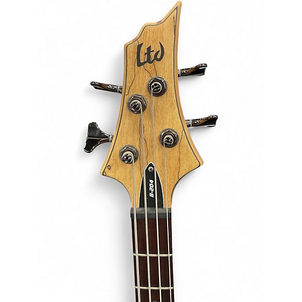 Used ESP LTD B204 Natural Electric Bass Guitar