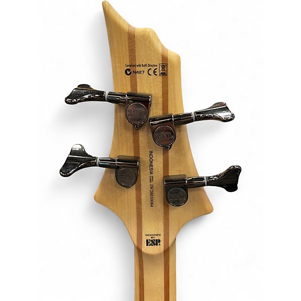 Used ESP LTD B204 Natural Electric Bass Guitar