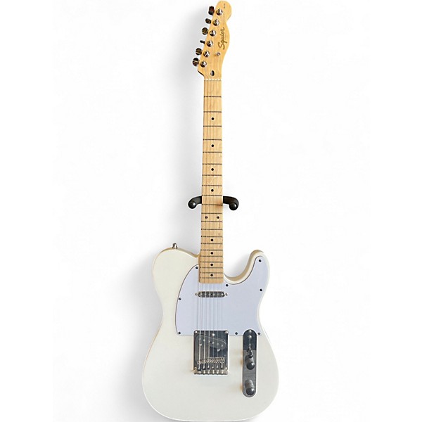 Used Squier Affinity Telecaster Artic White Solid Body Electric Guitar