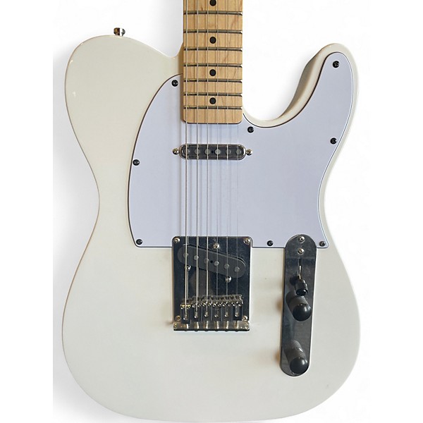 Used Squier Affinity Telecaster Artic White Solid Body Electric Guitar