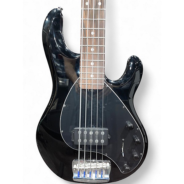 Used Sterling by Music Man Ray35 5 String Black Electric Bass Guitar