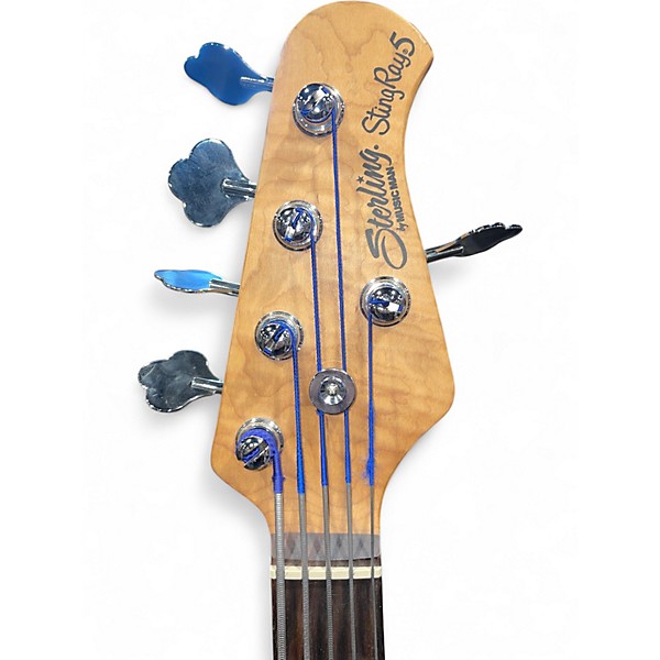 Used Sterling by Music Man Ray35 5 String Black Electric Bass Guitar