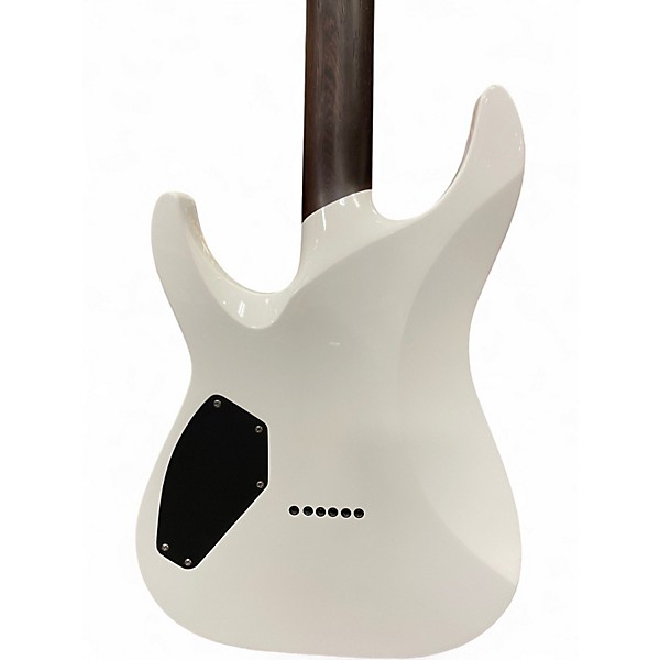 Used 2020 Schecter Guitar Research REAPER-6 CUSTOM WHITE Solid Body Electric Guitar