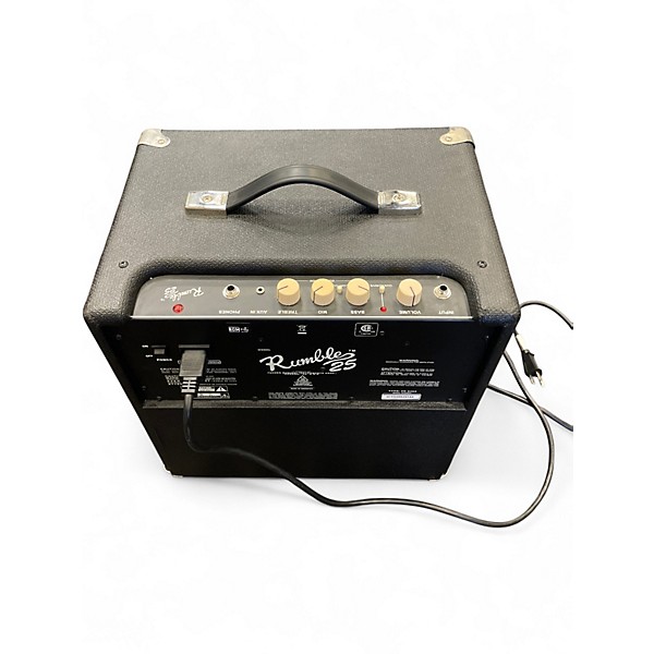 Used Fender Rumble 25 25W 1x10 Bass Combo Amp