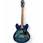 Used Oscar Schmidt OE30 Blue Burst Hollow Body Electric Guitar thumbnail