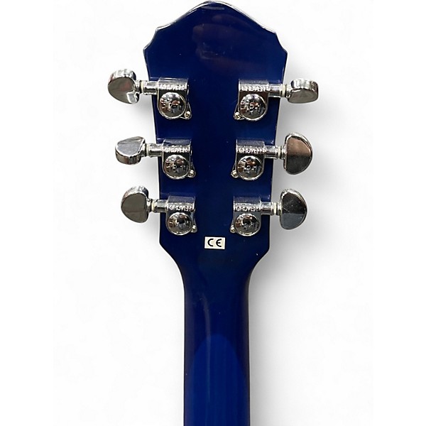 Used Oscar Schmidt OE30 Blue Burst Hollow Body Electric Guitar